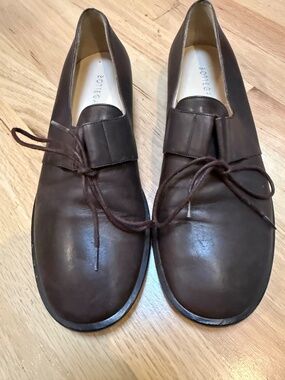 Vintage Bottega Veneta Chocolate Brown Loafer Style Shoes